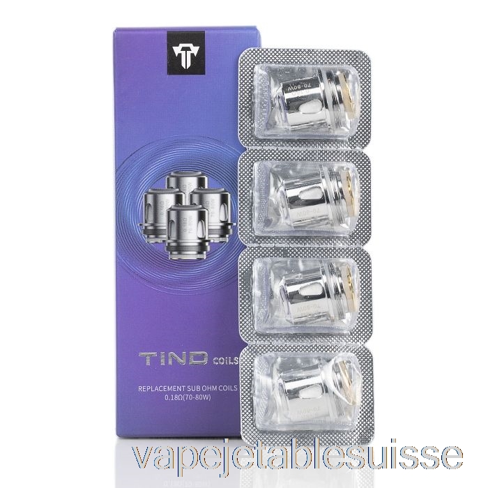 Vape Suisse Teslacigs Bobines De Remplacement Tind Bobines De Maille 0,18ohm